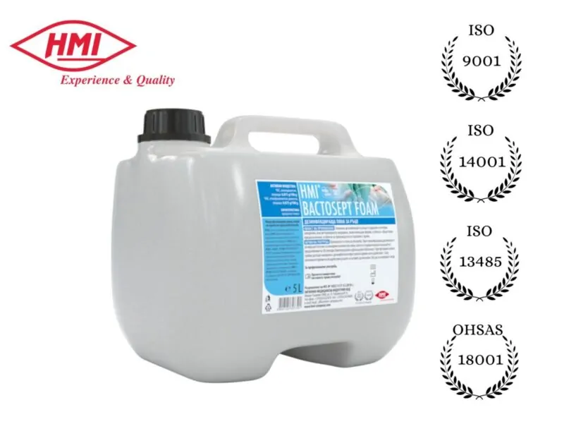 HMI® BACTOSEPT FOAM 5 кг. Дезинфекцираща пяна за ръце без отмиване