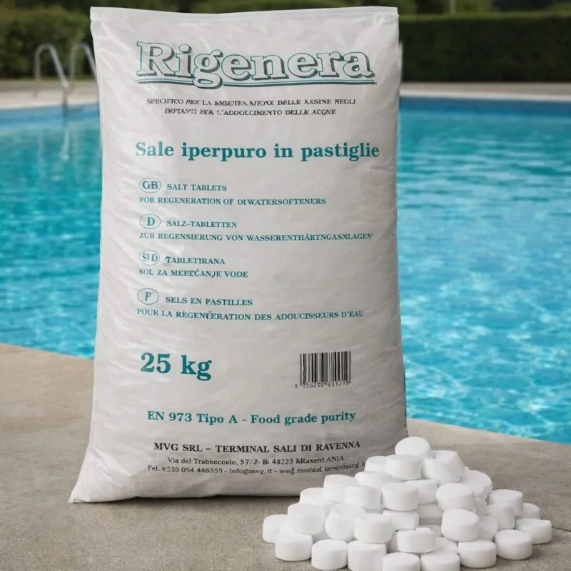 Rigenera Sale Iperpuro in Pastiglie 25 кг – таблетирана сол за омекотяване на вода