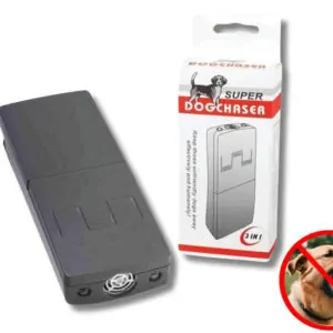 Ултразвуков уред Super DogChaser (кучегон) за персонална защита от кучета и котки - 3 в 1