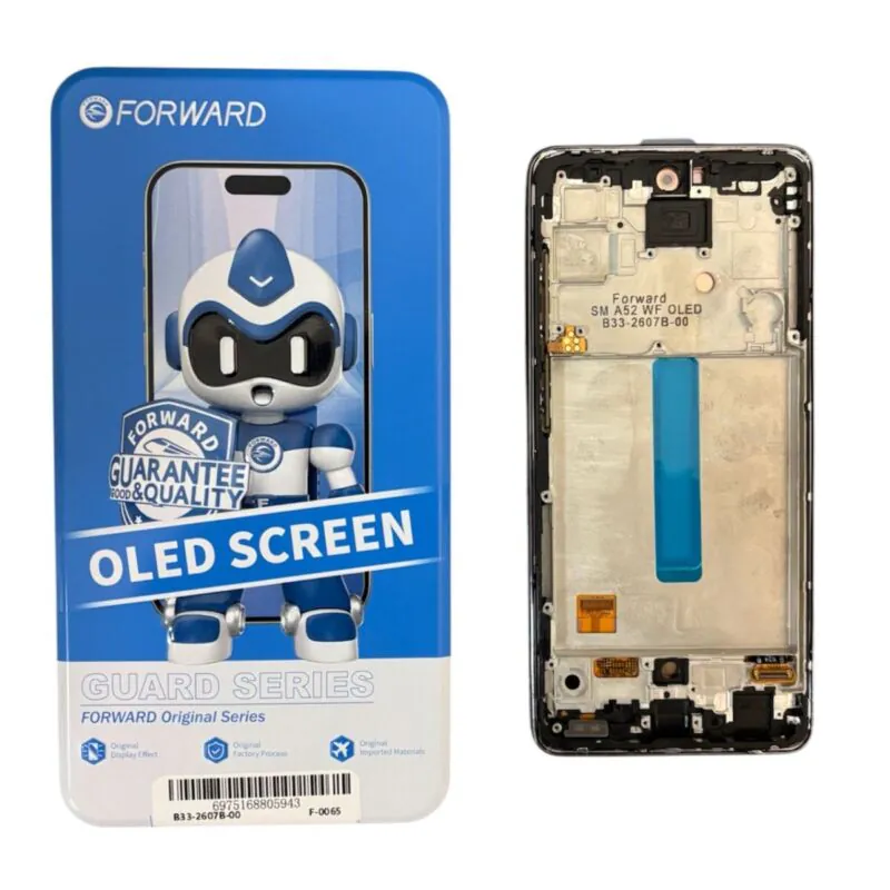 Дисплей за Samsung Galaxy A52 4G/5G 2021 / SM-A525, SM-A526 / OLED / FORWARD / С рамка