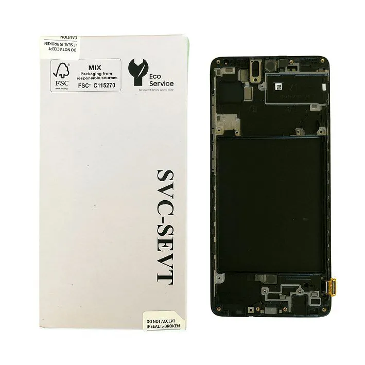 Дисплей за Samsung Galaxy A71 2020 / SM-A715 / Service Pack / С Рамка