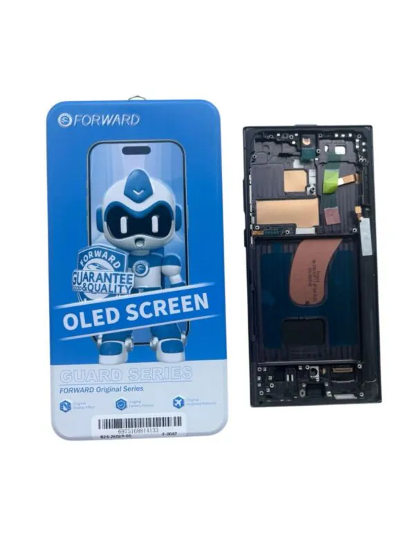 Дисплей за Samsung Galaxy S23 Ultra / SM-S918B / OLED / FORWARD / С рамка