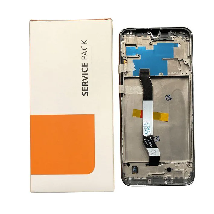 Дисплей за Xiaomi Redmi Note 8 / Service Pack / С рамка