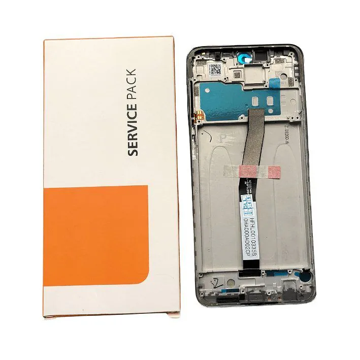 Дисплей за Xiaomi Redmi Note 9 Pro / Note 9s / Service Pack / С Рамка / Tarnish